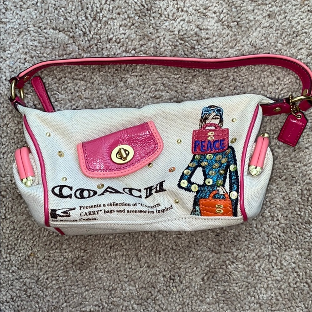 RARE Limited addition canvas coach bag